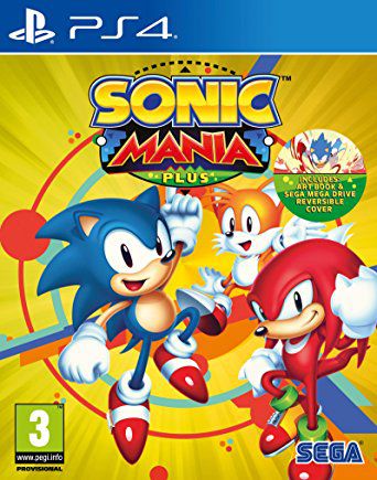 jaquette reduite de Sonic Mania Plus sur Playstation 4