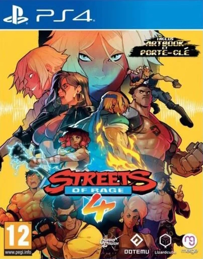 jaquette de Streets of Rage 4 sur Playstation 4