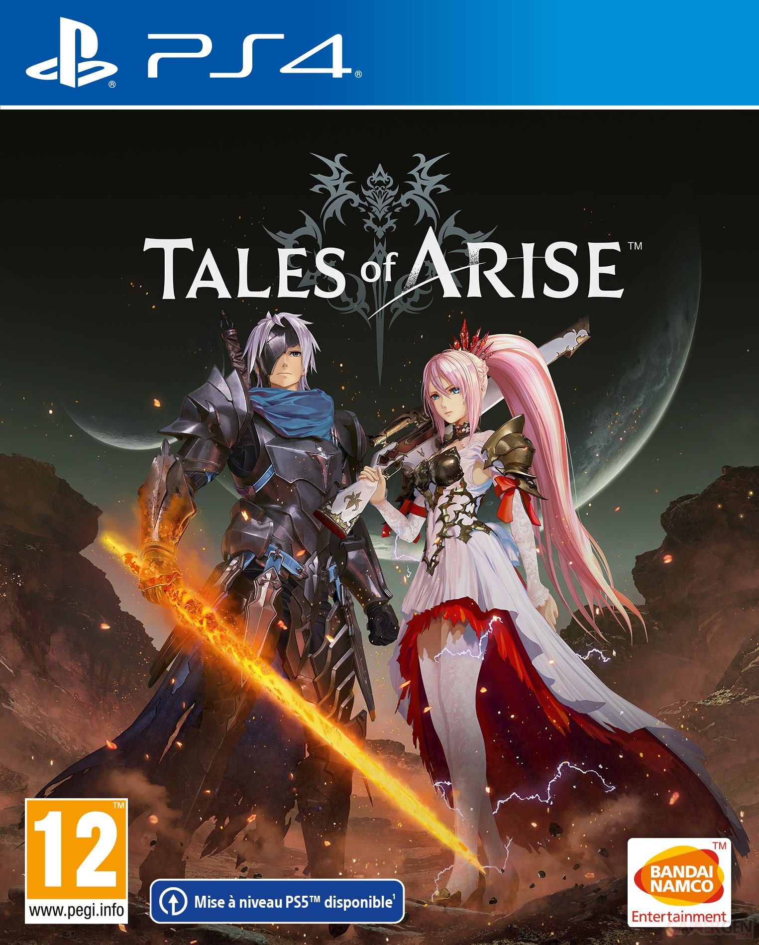 jaquette reduite de Tales of Arise sur Playstation 4