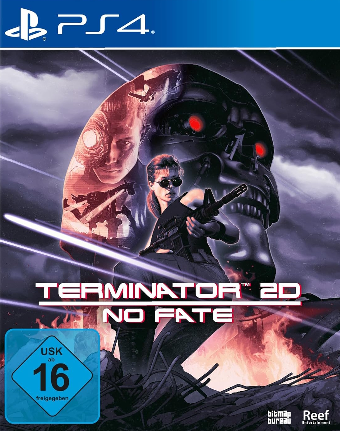 jaquette reduite de Terminator 2D: No Fate sur Playstation 4