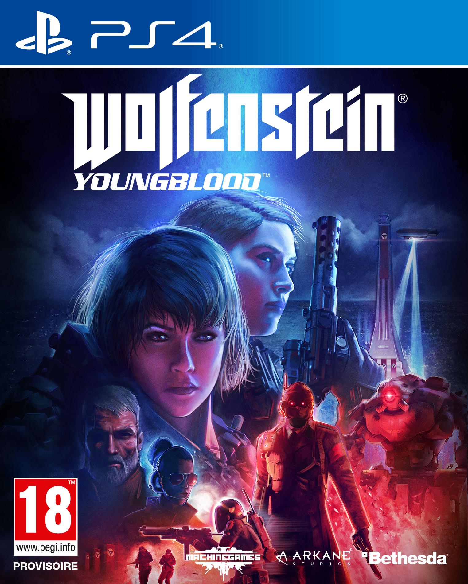 jaquette reduite de Wolfenstein: Youngblood sur Playstation 4