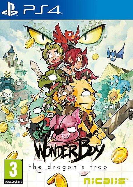 jaquette reduite de Wonder Boy: The Dragon's Trap sur Playstation 4