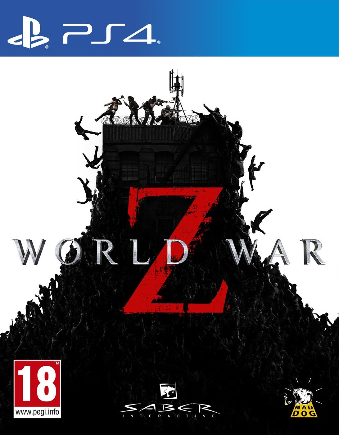 jaquette de World War Z sur Playstation 4