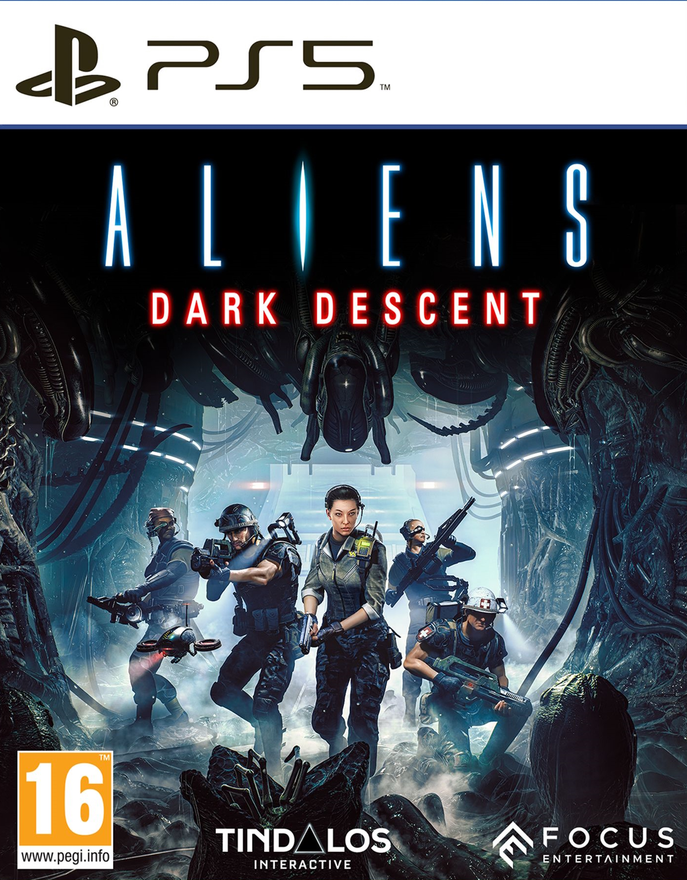 jaquette de Aliens Dark Descent sur Playstation 5