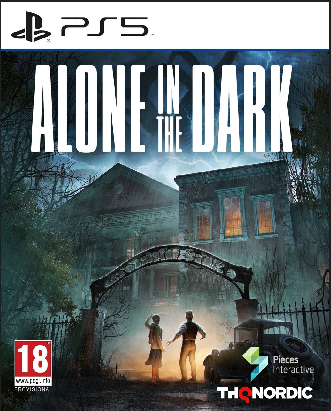jaquette reduite de Alone in the Dark sur Playstation 5