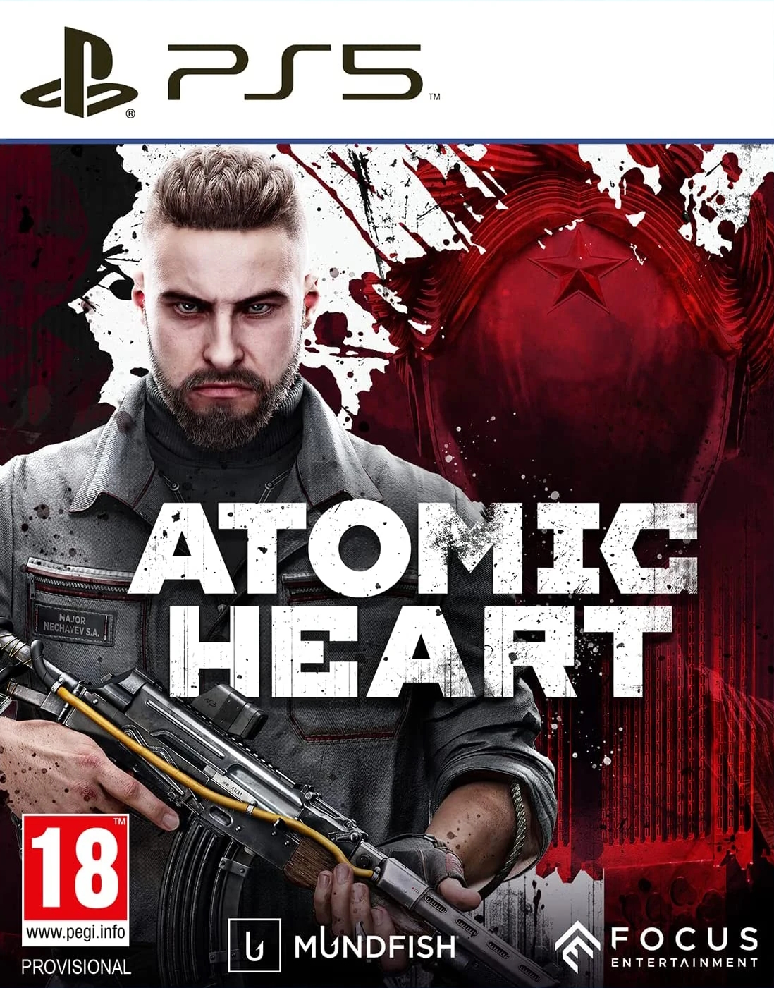 jaquette reduite de Atomic Heart sur Playstation 5