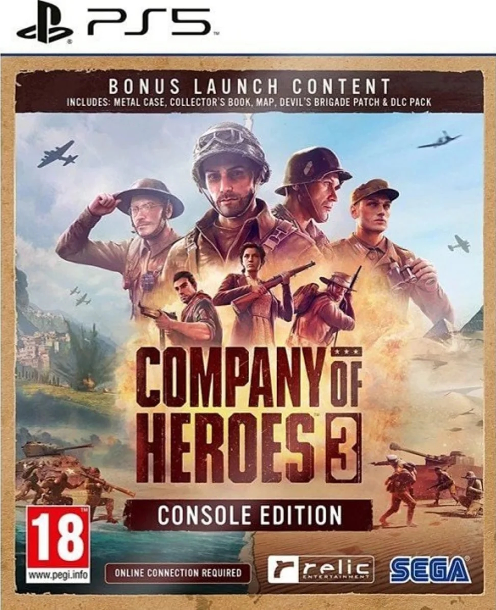 jaquette reduite de Company of Heroes 3 sur Playstation 5
