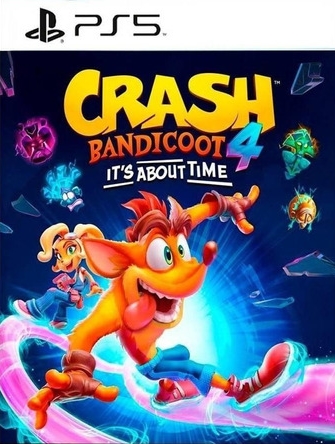 jaquette reduite de Crash Bandicoot 4: It's About Time sur Playstation 5