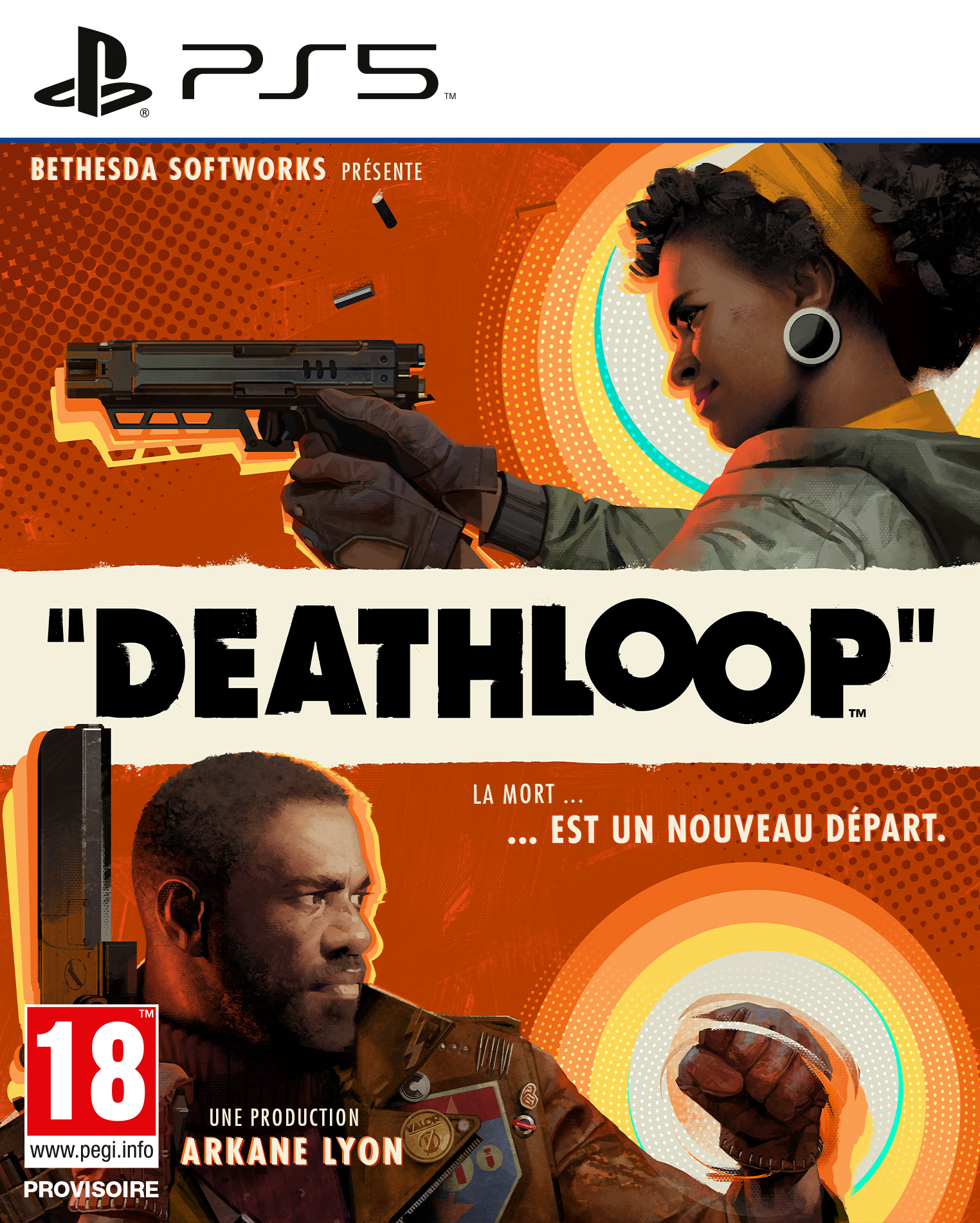 jaquette reduite de Deathloop sur Playstation 5