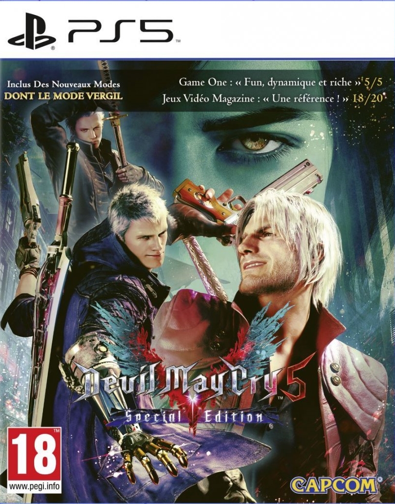 jaquette reduite de Devil May Cry 5: Special Edition sur Playstation 5