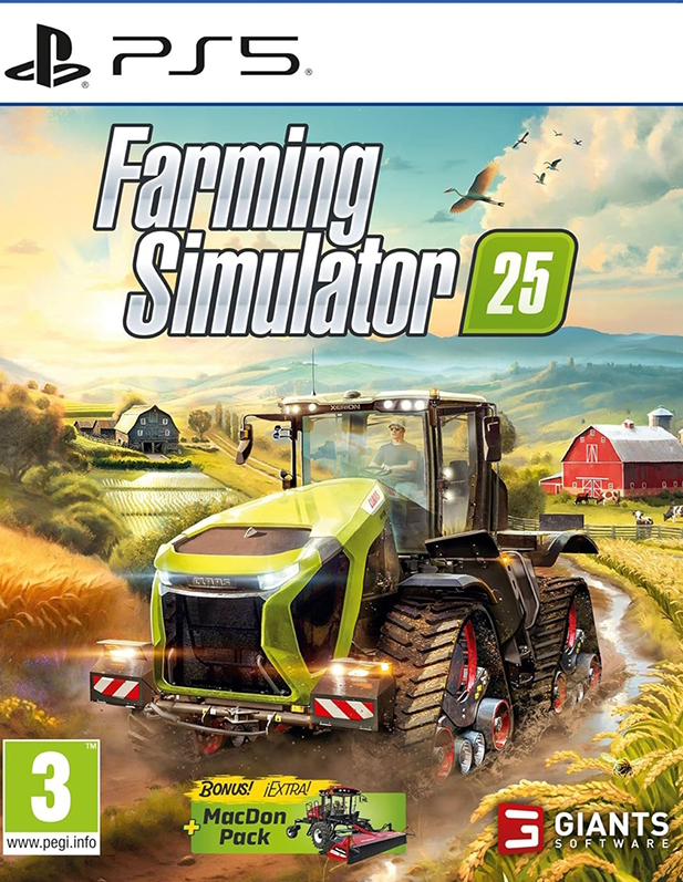 jaquette reduite de Farming Simulator 25 sur Playstation 5