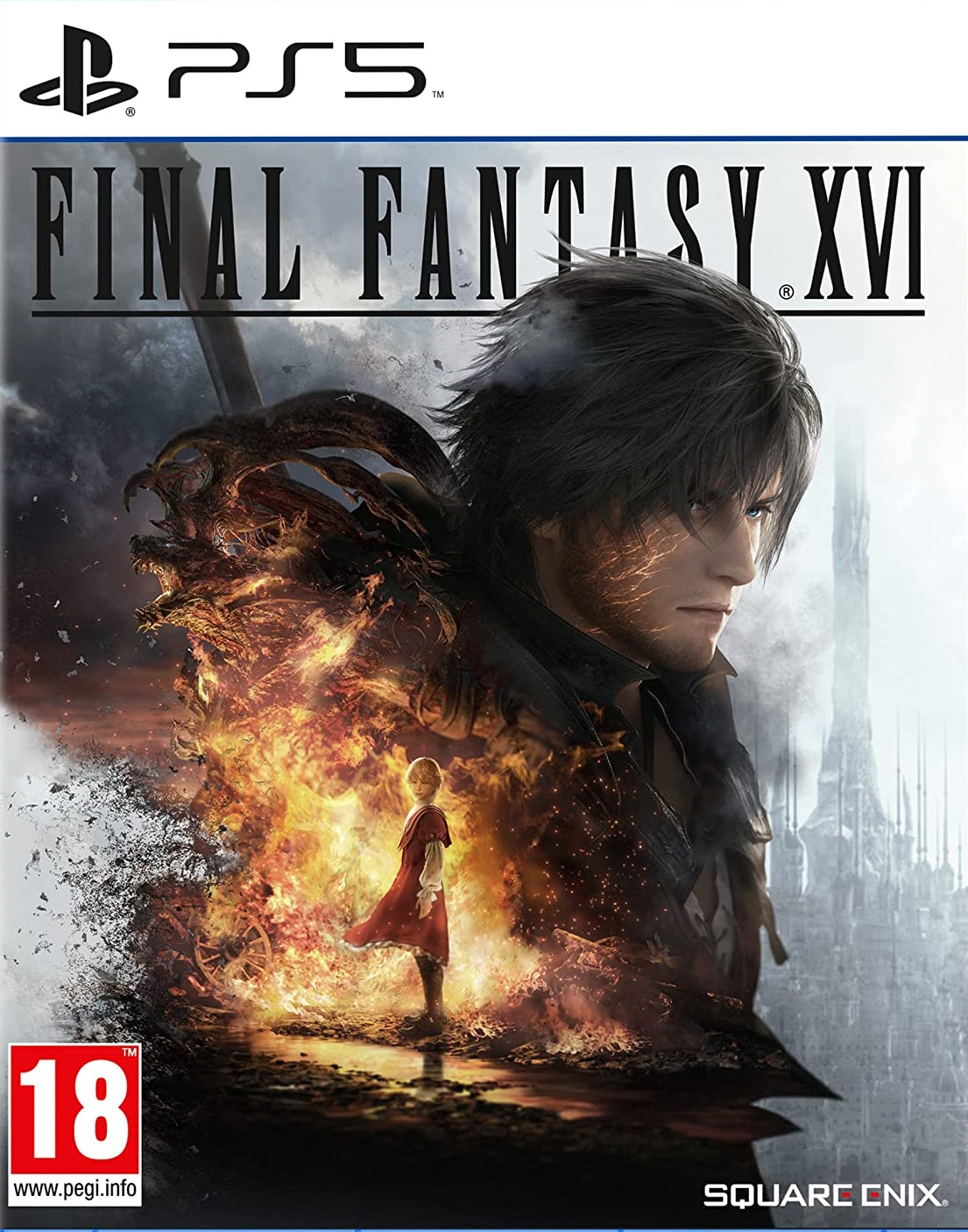 jaquette reduite de Final Fantasy XVI sur Playstation 5