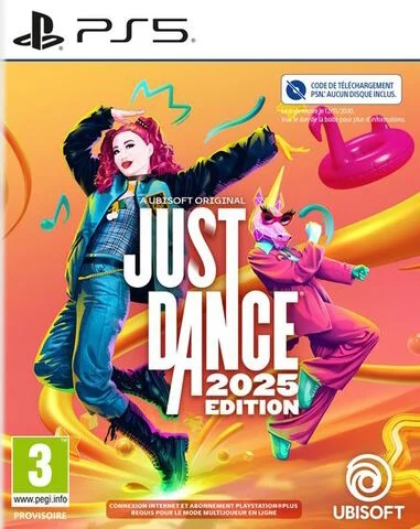 jaquette de Just Dance 2025 Edition sur Playstation 5