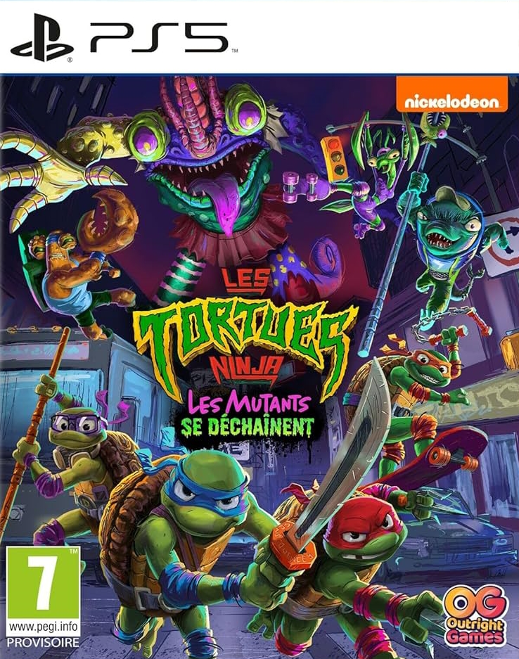 jaquette reduite de Les Tortues Ninja: Les Mutants se Déchaînent sur Playstation 5