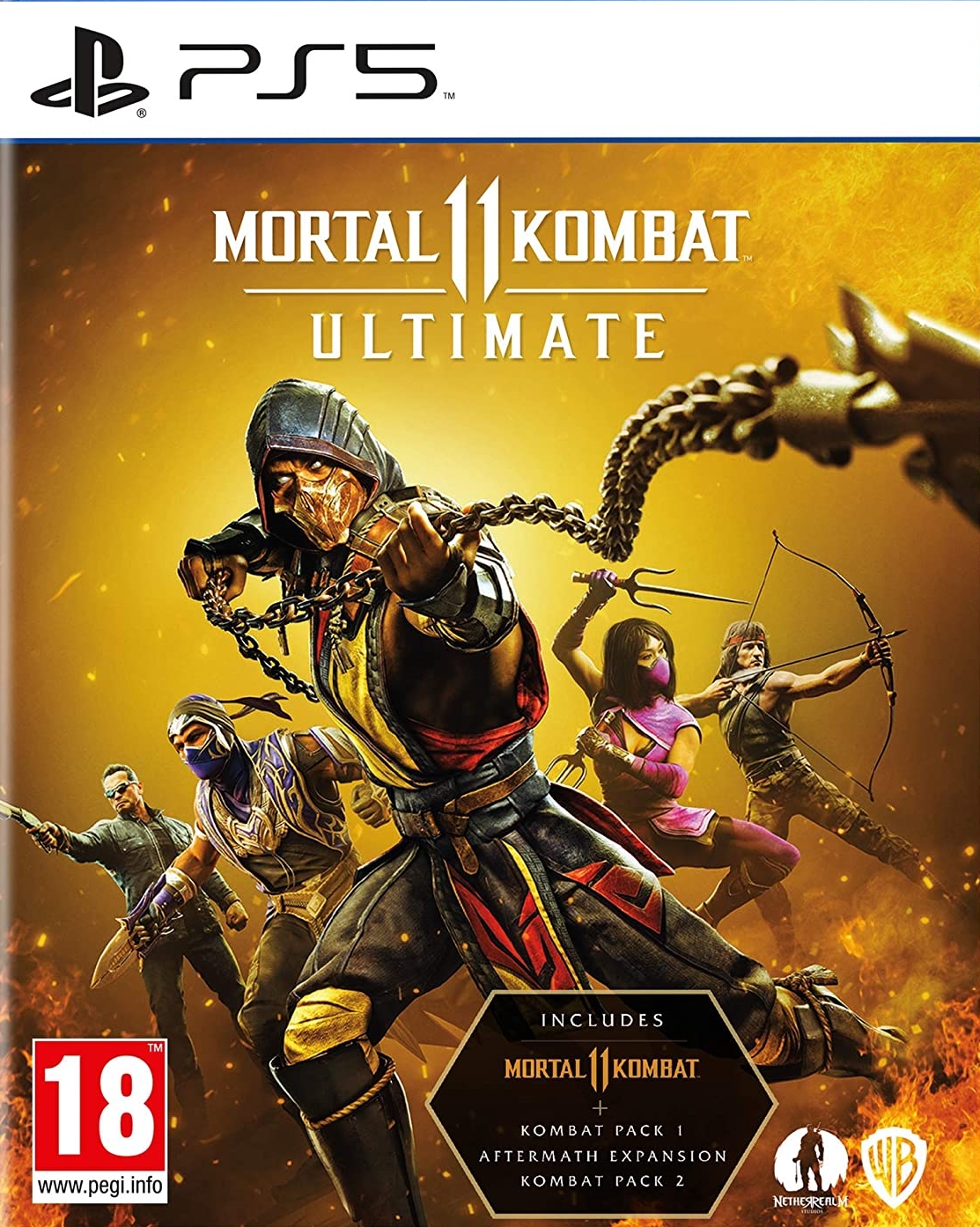 jaquette reduite de Mortal Kombat 11 Ultimate sur Playstation 5