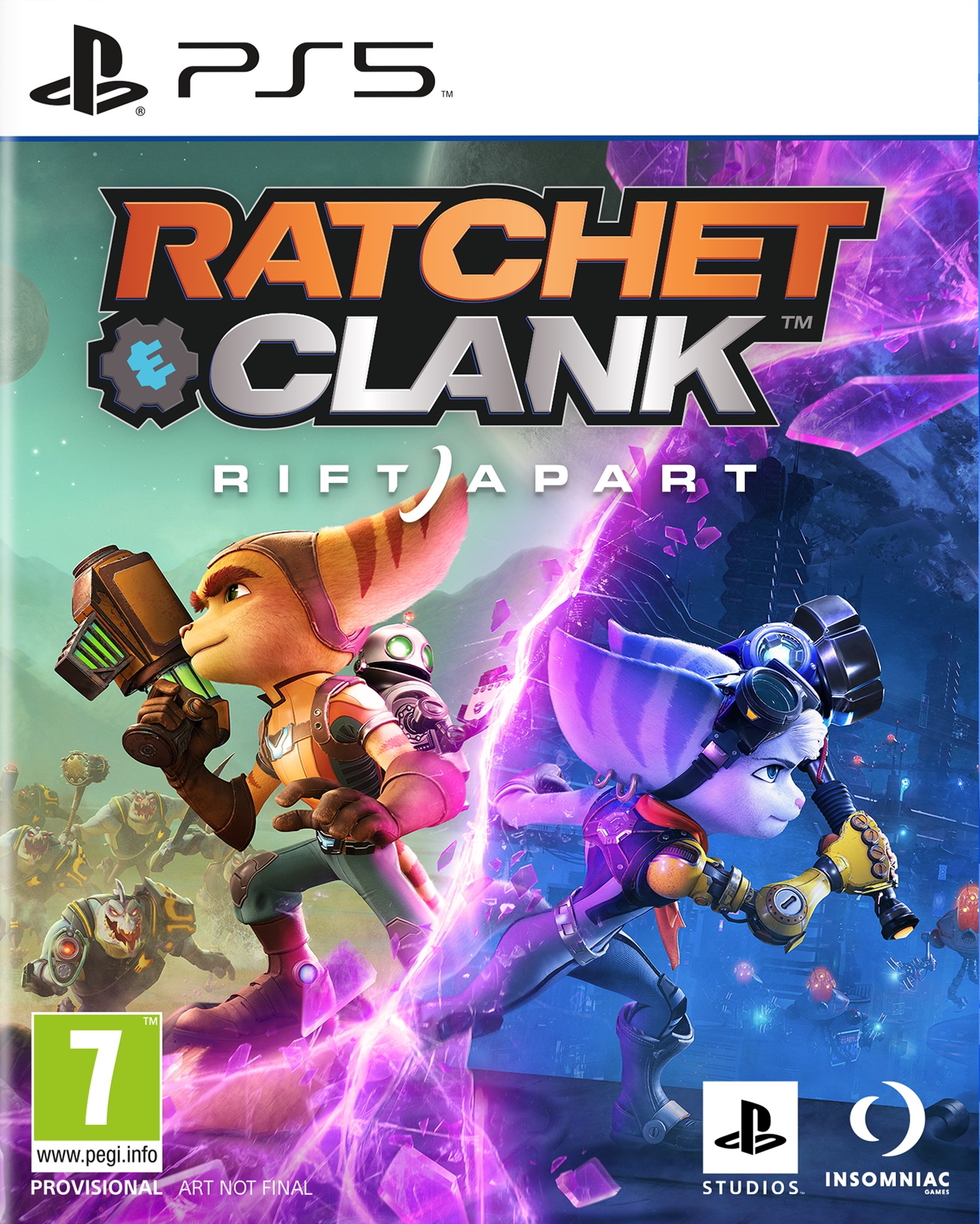 jaquette reduite de Ratchet & Clank: Rift Apart sur Playstation 5