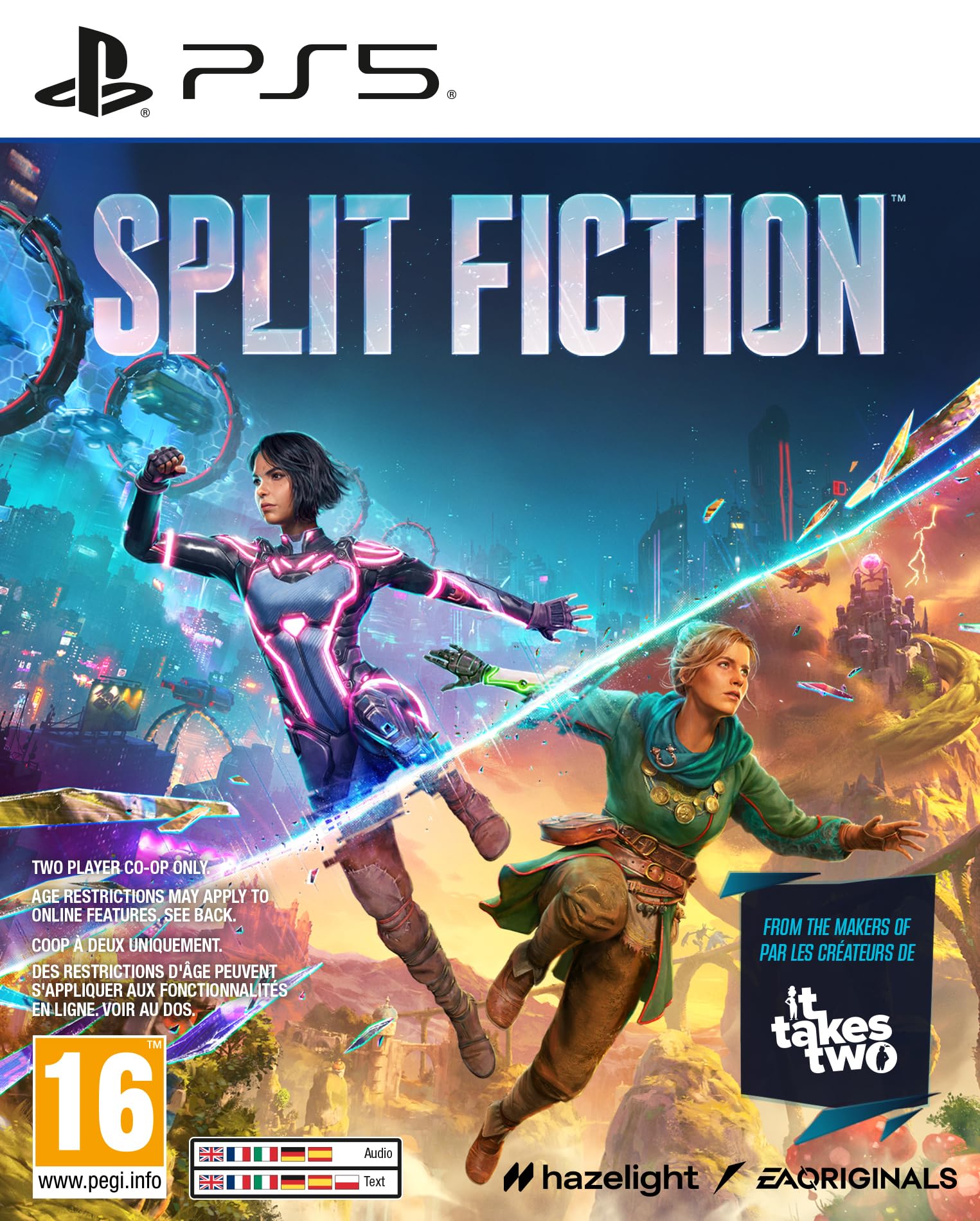 jaquette de Split Fiction sur Playstation 5