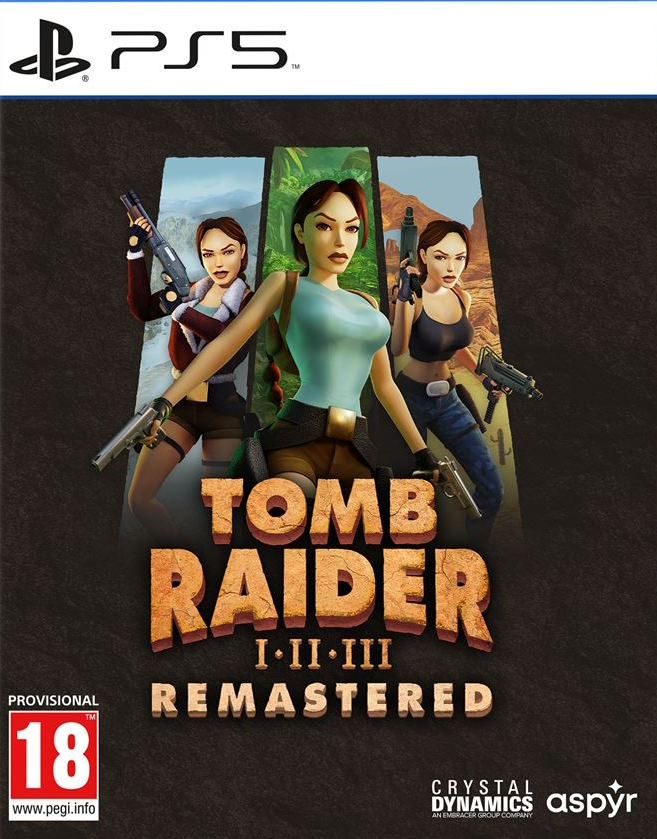 jaquette de Tomb Raider I-III Remastered sur Playstation 5