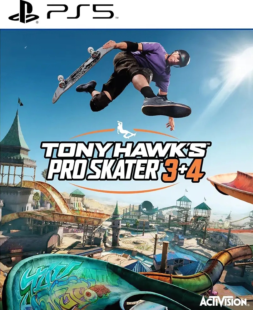 jaquette reduite de Tony Hawk's Pro Skater 3 + 4 sur Playstation 5
