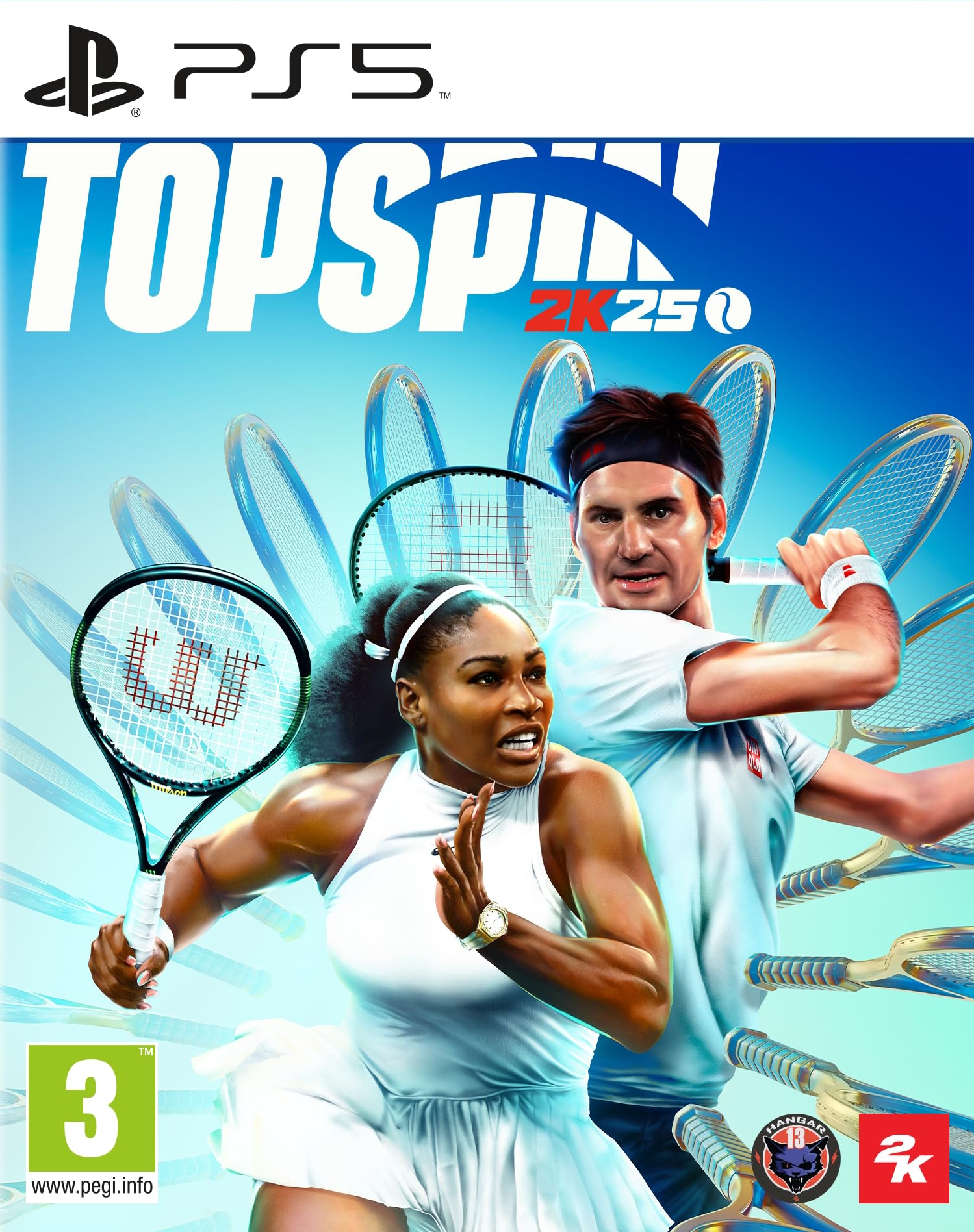 jaquette de Top Spin 2K25 sur Playstation 5