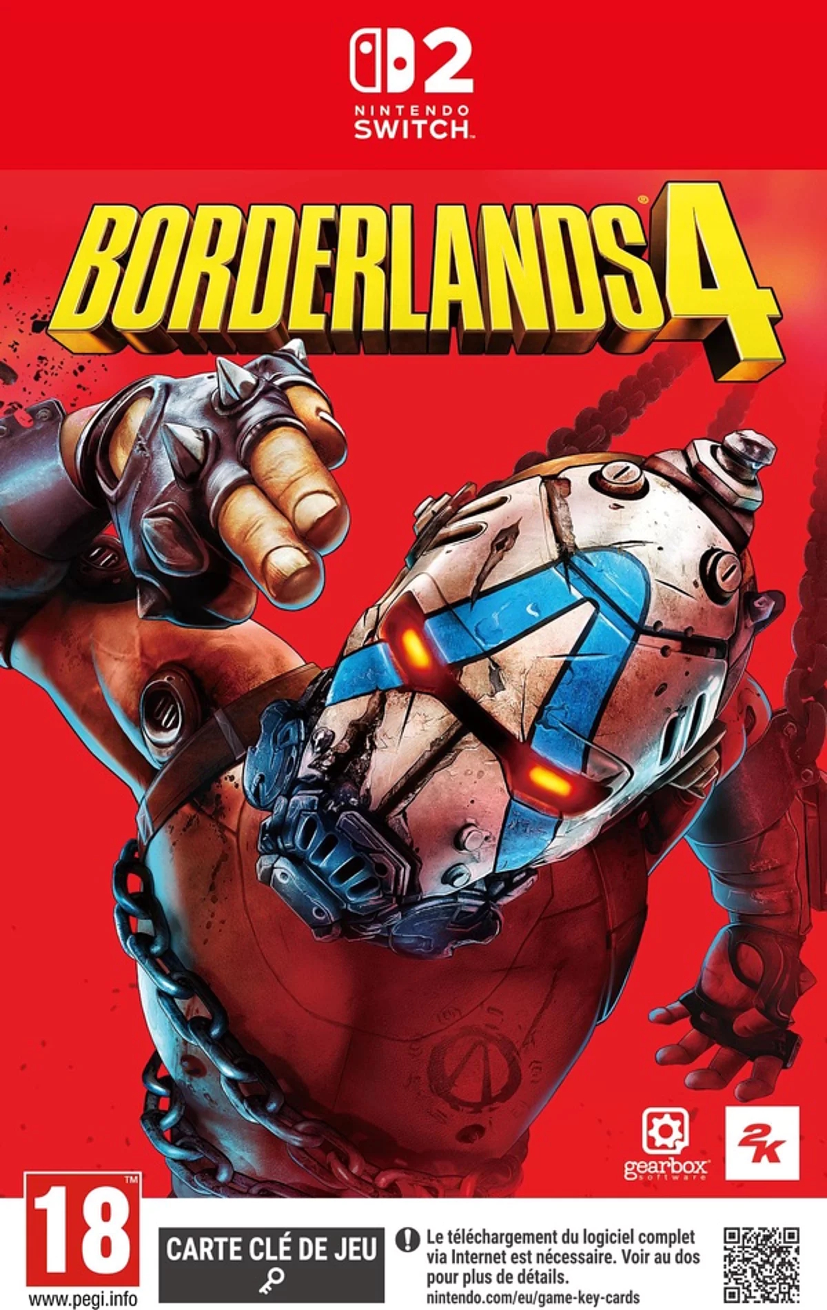 jaquette de Borderlands 4 sur Switch 2