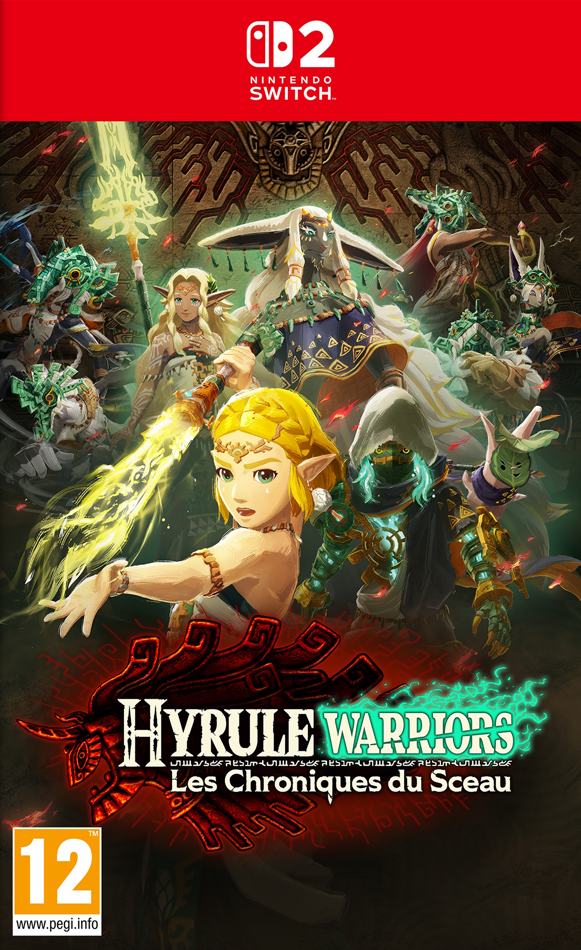 jaquette reduite de Hyrule Warriors: Les Chroniques du Sceau sur Switch 2