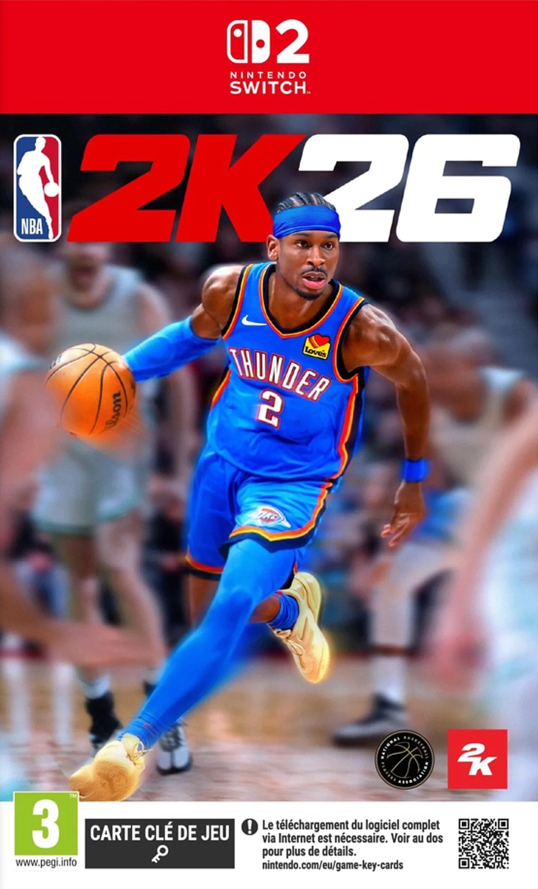 jaquette de NBA 2K26 sur Switch 2