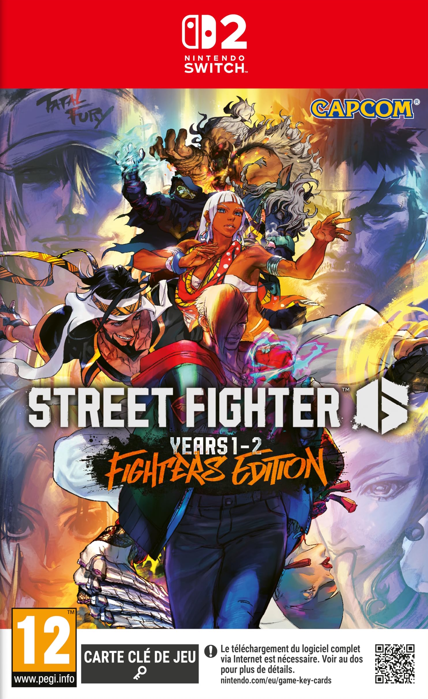 jaquette de Street Fighter 6 sur Switch 2