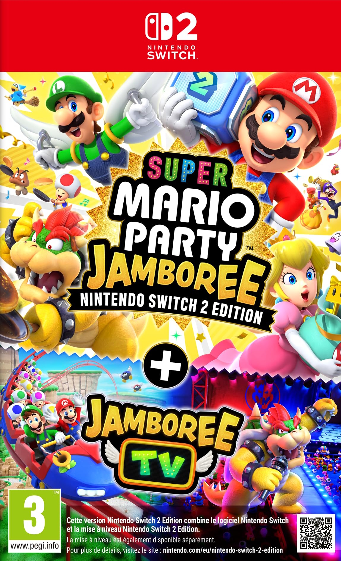 jaquette de Super Mario Party Jamboree sur Switch 2