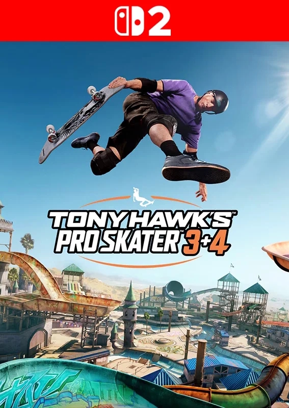 jaquette de Tony Hawk's Pro Skater 3 + 4 sur Switch 2