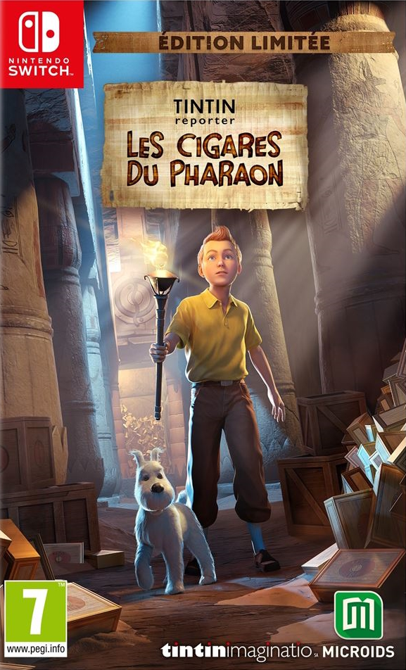 jaquette de Tintin Reporter: Les Cigares du Pharaon sur Switch