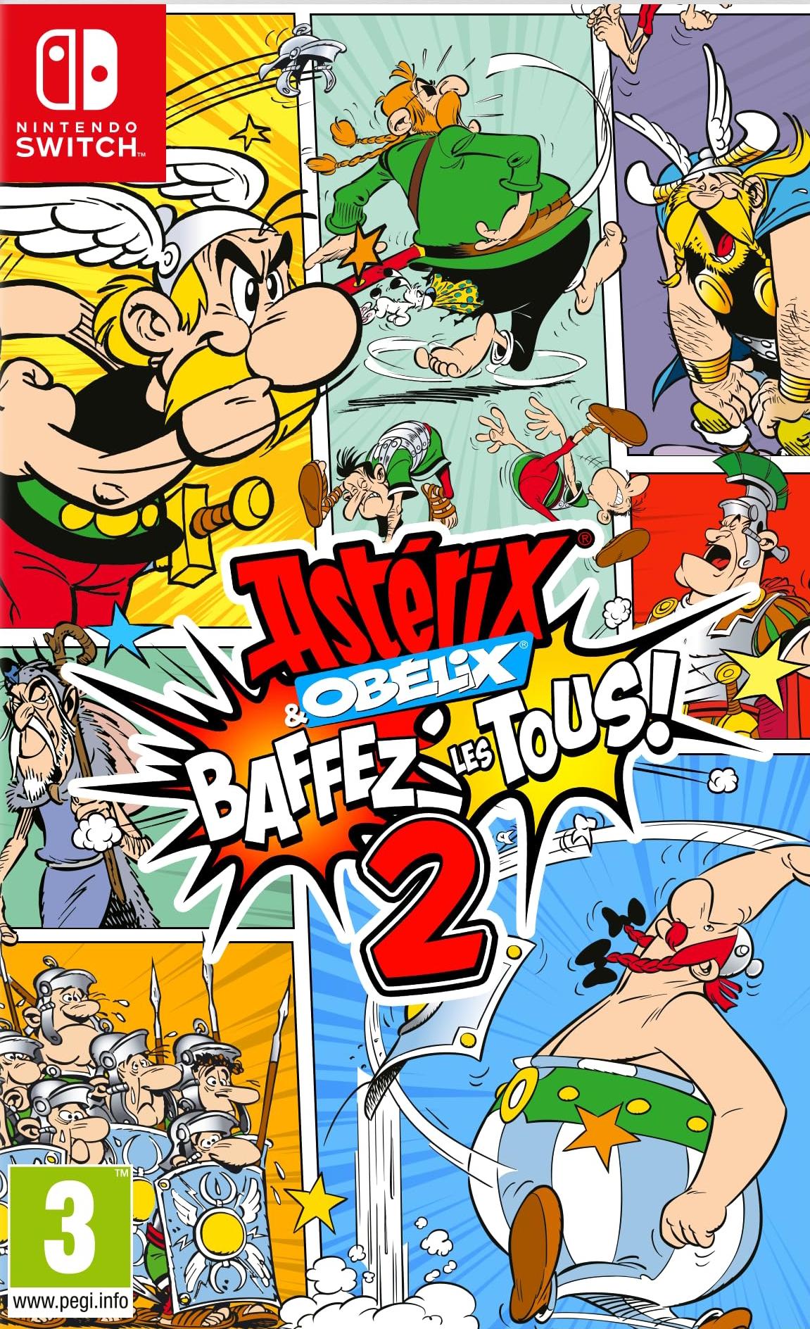 jaquette reduite de Astérix & Obélix: Baffez-les Tous! 2 sur Switch