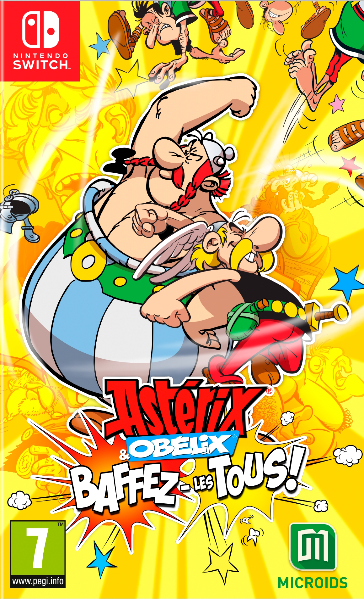 jaquette reduite de Astérix & Obélix: Baffez les Tous! sur Switch