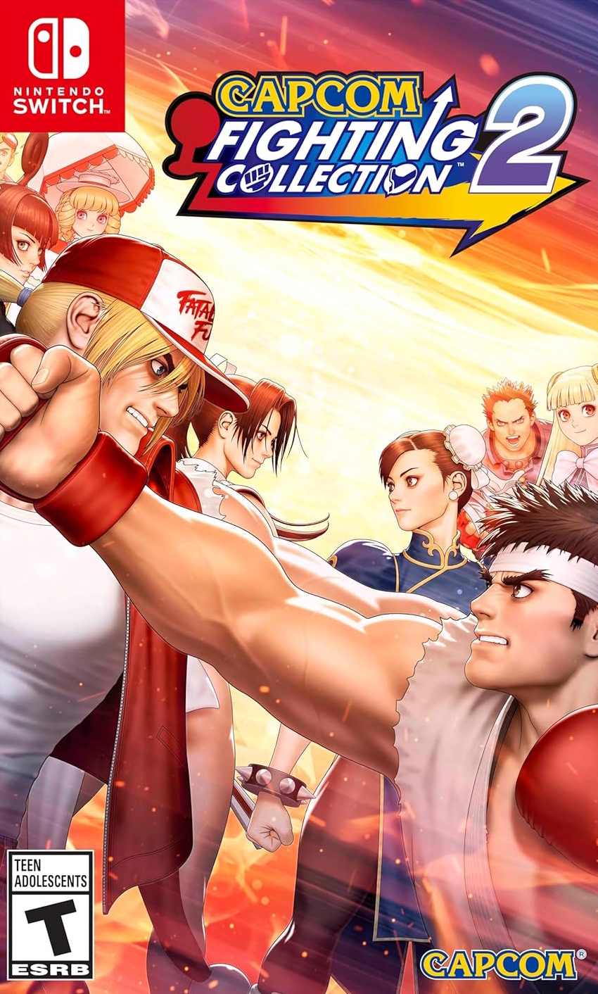 jaquette de Capcom Fighting Collection 2 sur Switch