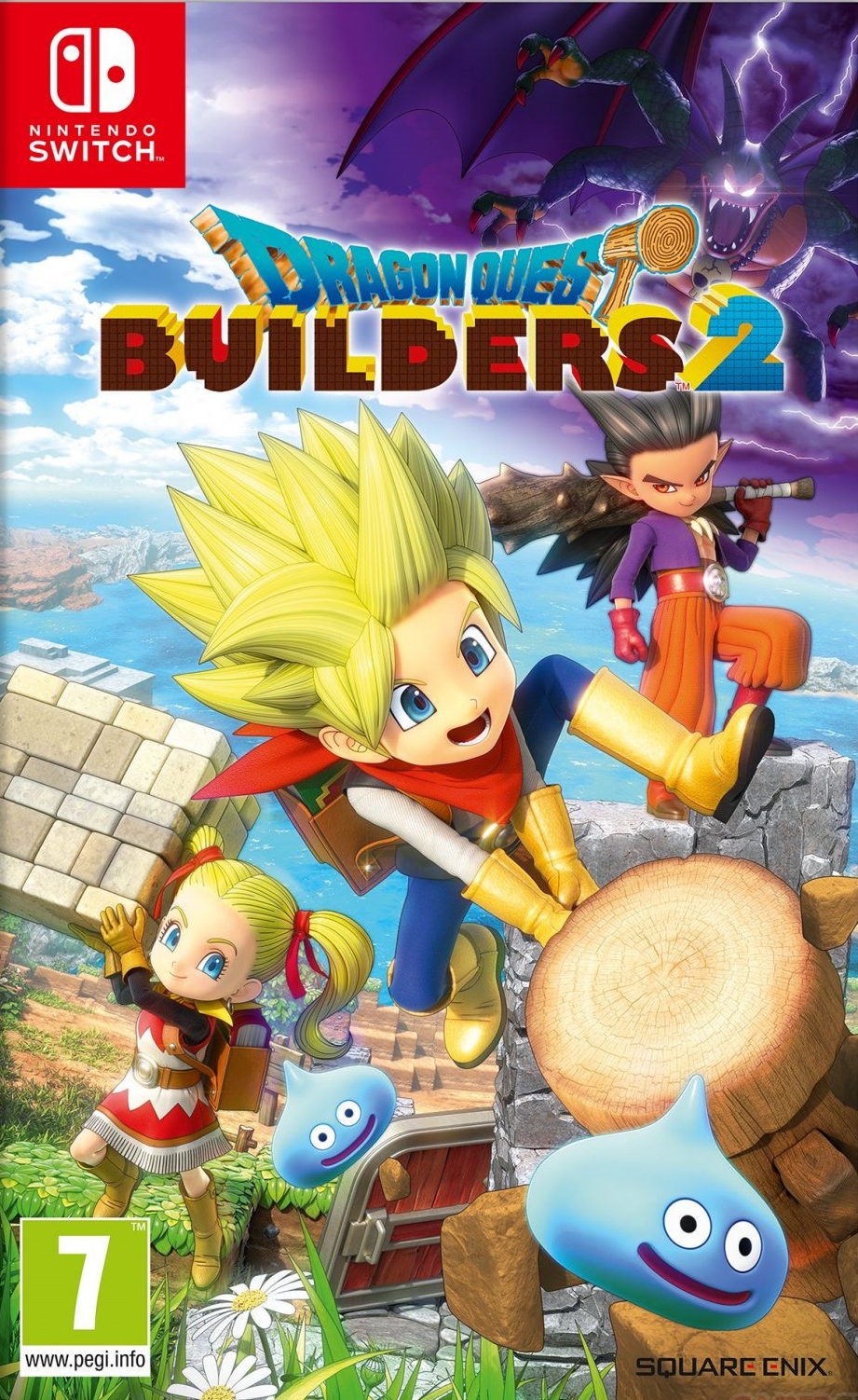 jaquette reduite de Dragon Quest Builders 2 sur Switch