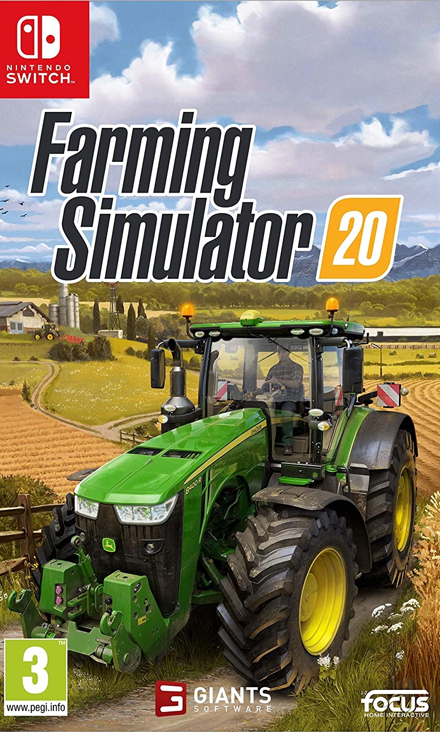 jaquette de Farming Simulator 20 sur Switch