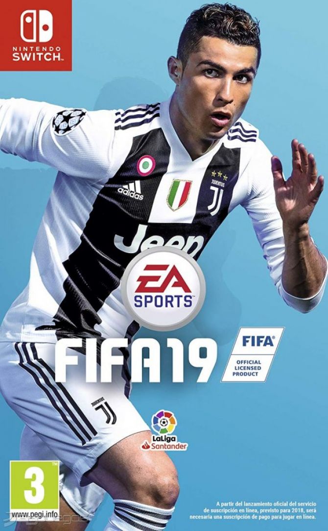 jaquette de FIFA 19 sur Switch