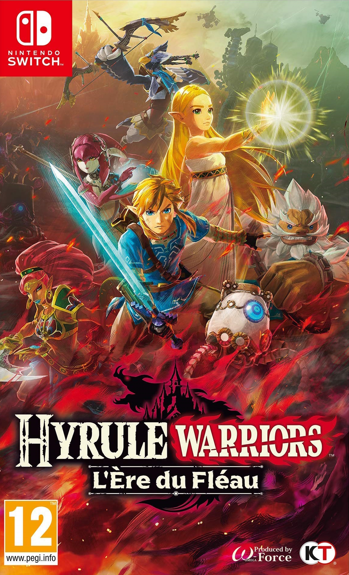 jaquette de Hyrule Warriors: L'Ère du Fléau sur Switch