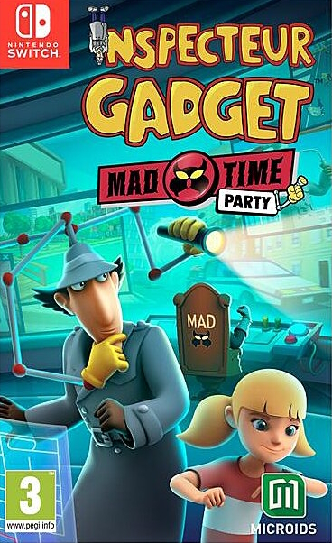 jaquette de Inspecteur Gadget - Mad Time Party sur Switch