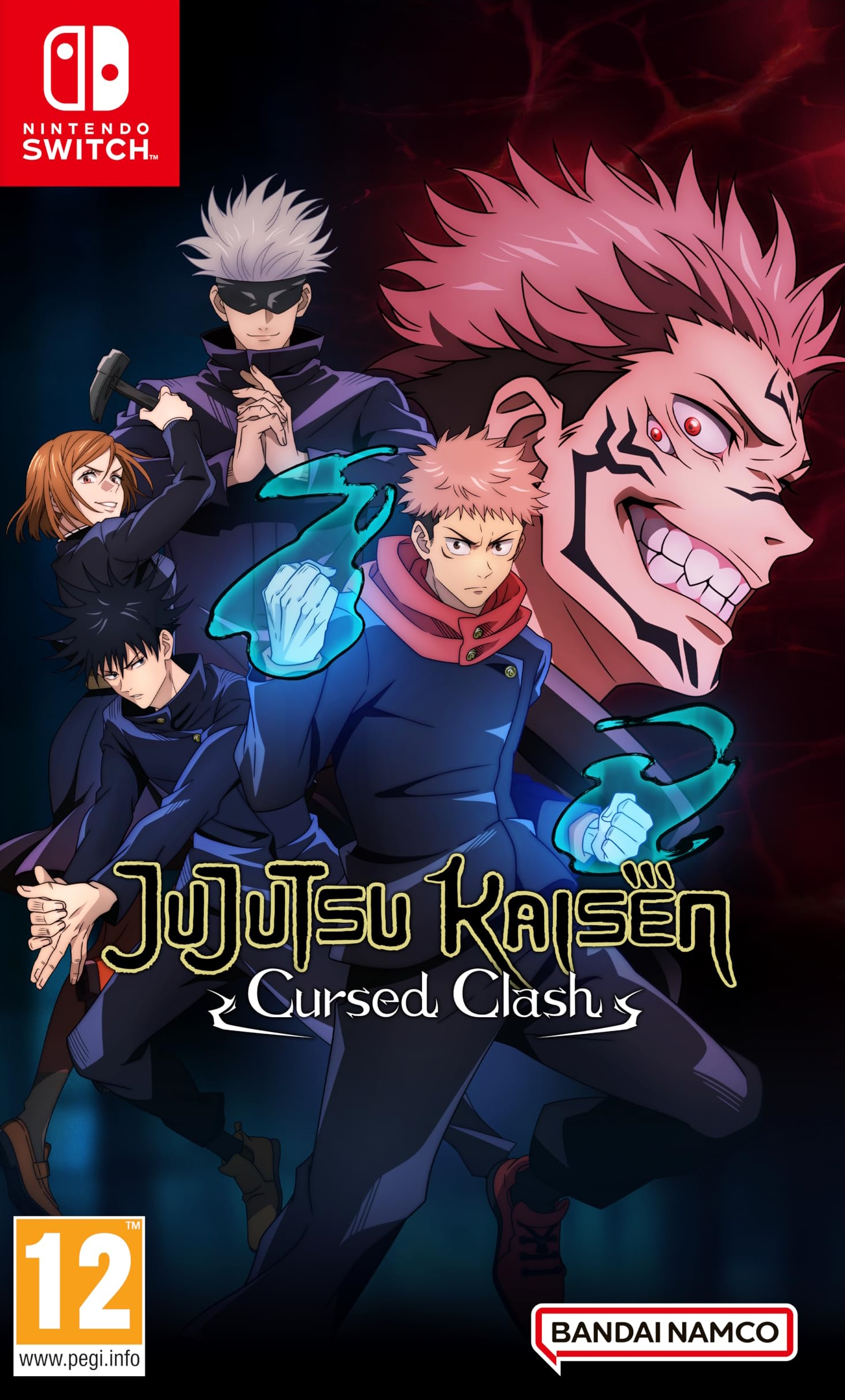 jaquette reduite de Jujutsu Kaisen Cursed Clash sur Switch