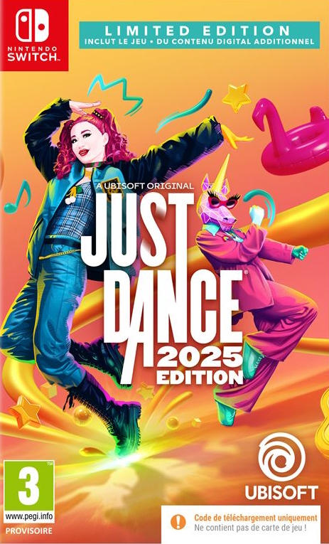jaquette reduite de Just Dance 2025 Edition sur Switch