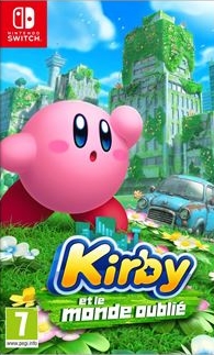 jaquette reduite de Kirby et le monde oublié sur Switch