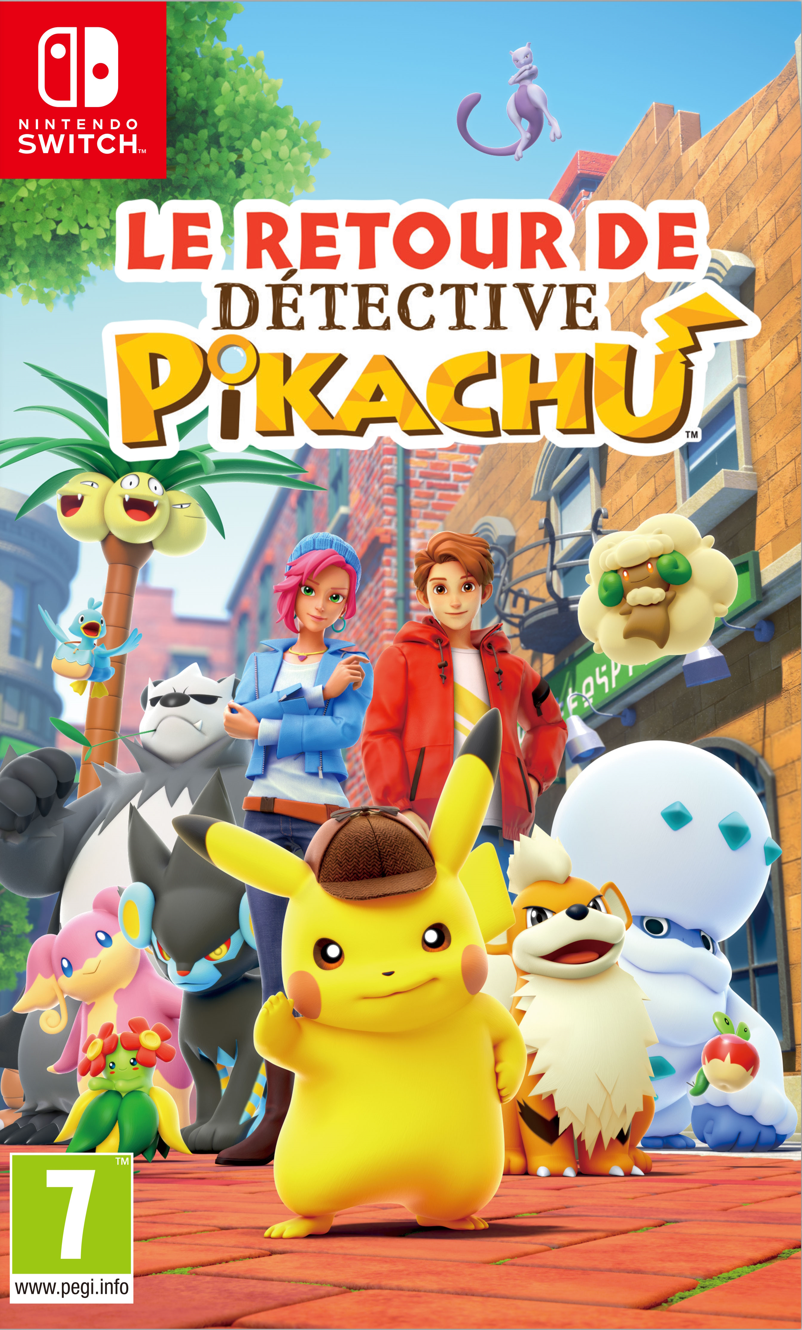 jaquette reduite de Le retour de Détective Pikachu sur Switch