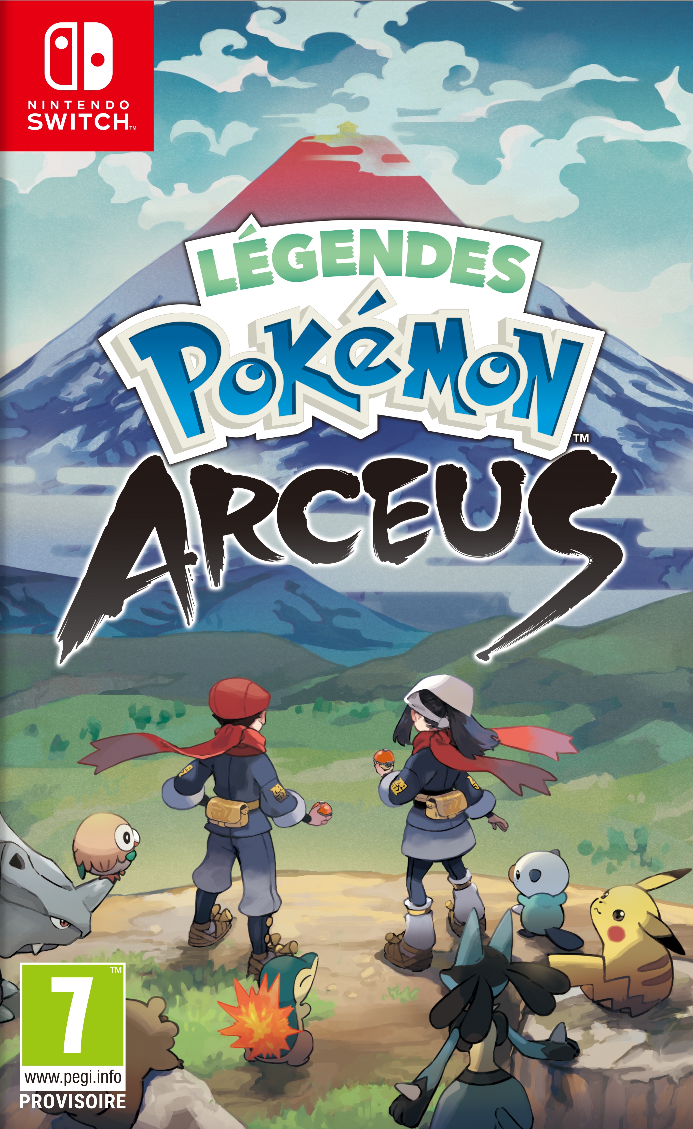 jaquette reduite de Légendes Pokémon : Arceus sur Switch