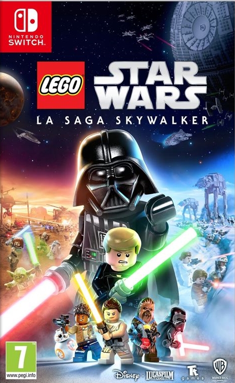 jaquette reduite de Lego Star Wars: La Saga Skywalker sur Switch