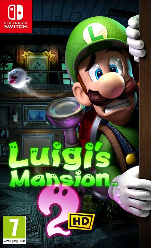 jaquette reduite de Luigi's Mansion 2 HD sur Switch