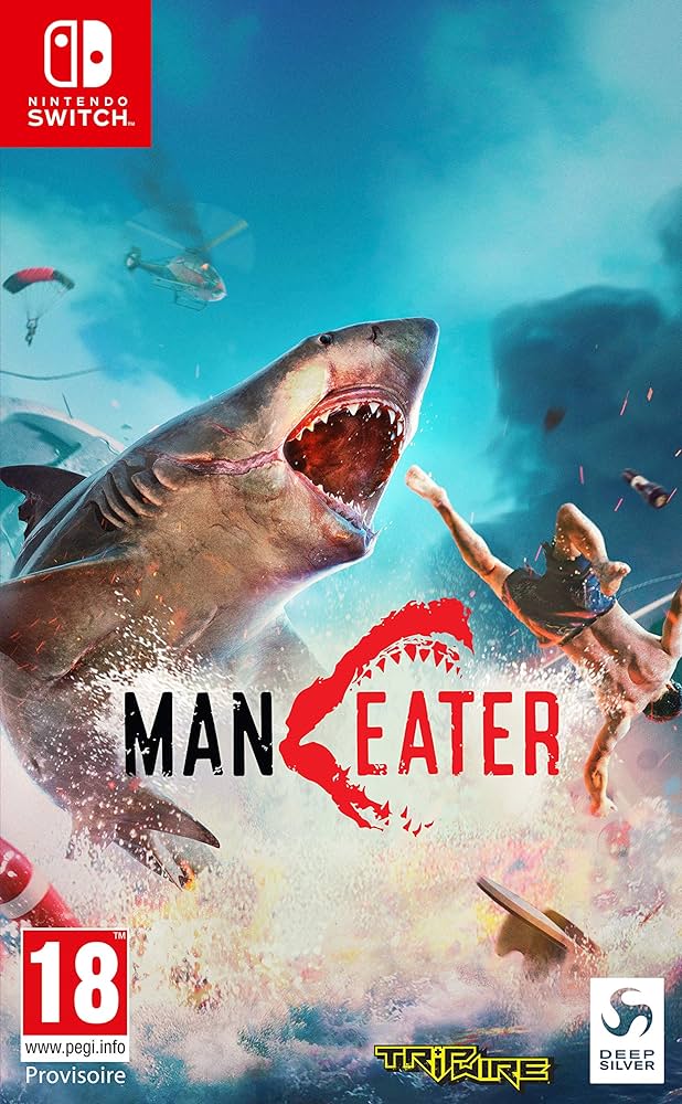 jaquette de Maneater sur Switch
