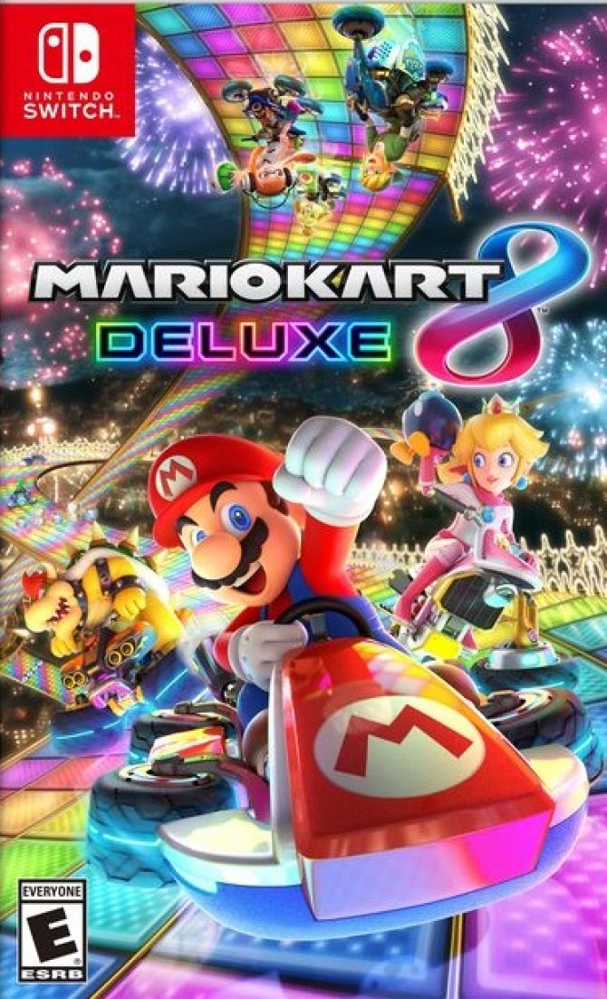 jaquette reduite de Mario Kart 8 Deluxe sur Switch