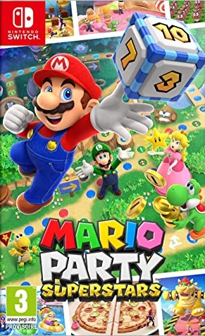 jaquette reduite de Mario Party Superstars sur Switch