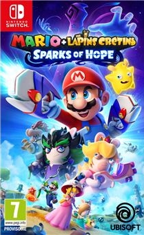 jaquette reduite de Mario + The Lapins Crétins Sparks of Hope sur Switch